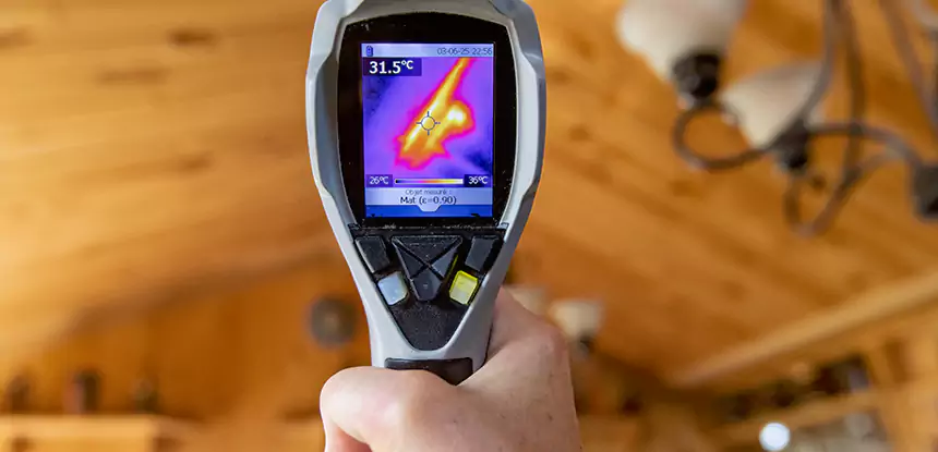 Infrared Camera Roof Leak Detection in Lindale