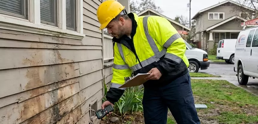 Water Damage Exterior Wall Lindale